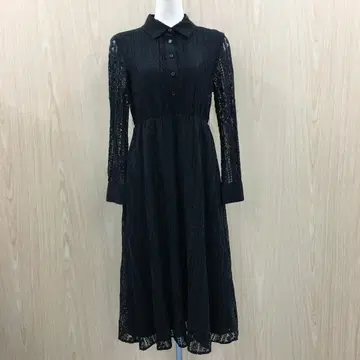 루일 에 부티크 전체 레이스 셔츠 원피스 F1007B20