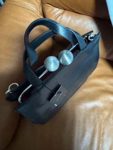 카와카와 블랙 빅 가마구치 숄더백