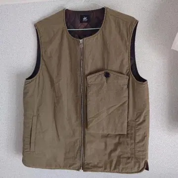 폴스미스 Red Ear 카키 충전솜 베스트