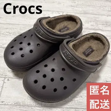 Crocs 다크 브라운 사보 클로그 샌들 M6 W8