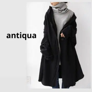 antiqua 아우터 코트 모드 블랙