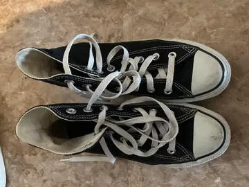 Converse 블랙 하이컷 스니커즈