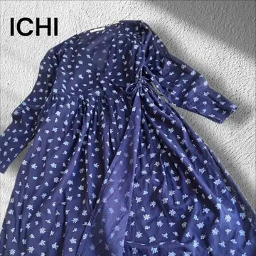 ICHI 꽃무늬 카슈쿨 원피스