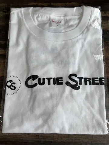 [미개봉] CUTIESTREET 큐스토폰타 패스 T셔츠 L사이즈