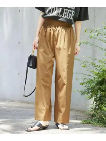 나일론 스트레치 와이드 팬츠 JOURNAL STANDARD 사이즈 40