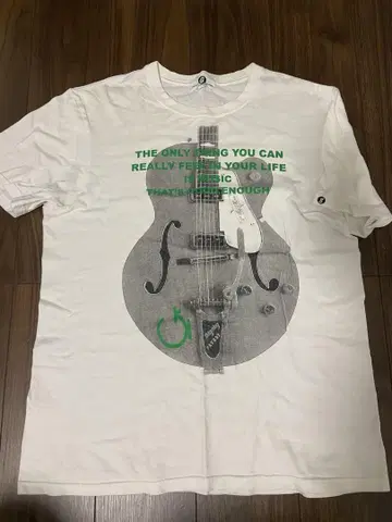GOOD ENOUGH 그레치 기타 프린트 T셔츠 XL