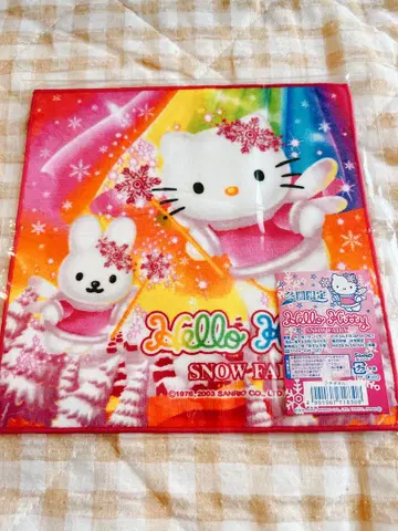 Sanrio 오로라 헬로키티 미니 타월 겨울 한정판 페어리