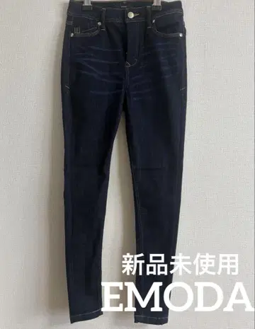 [ EMODA ] 미사용 새상품 스키니 팬츠 데님 M 사이즈 택 포함