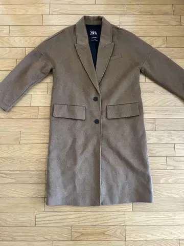 ZARA 브라운 체스터 코트