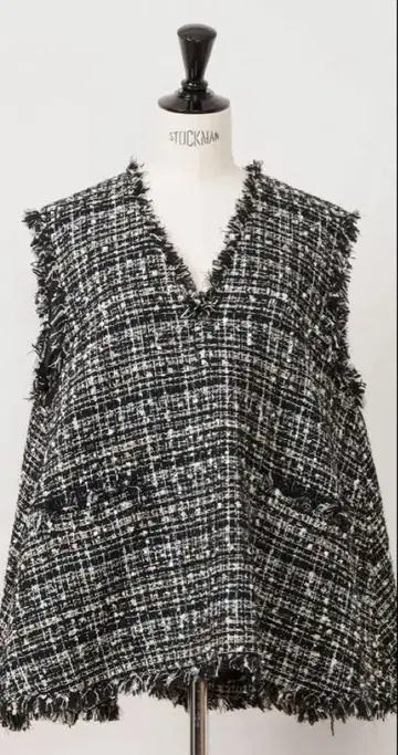 heve twdeed gilet black