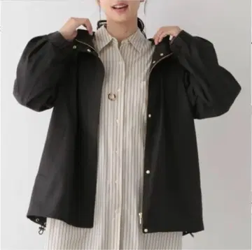 GLOBAL WORK 발수 경량 맘파 블랙 M
