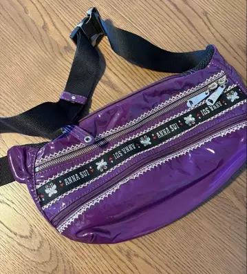 ANNA SUI 퍼플 숄더백 단종품