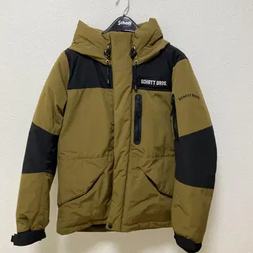 SCHOTT BROS. 후드 부착 다운 자켓