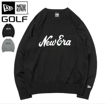 New Era 골프 스웨터 M 사이즈 블랙