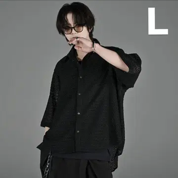 ADRER 25SS 루즈 실루엣 레이스/시어 셔츠