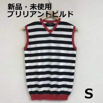 B1007A01 새상품 미사용 브릴리언트 빌드 골프 V넥 베스트