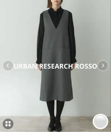 새상품급 URBAN RESEARCH ROSSO 점퍼 원피스
