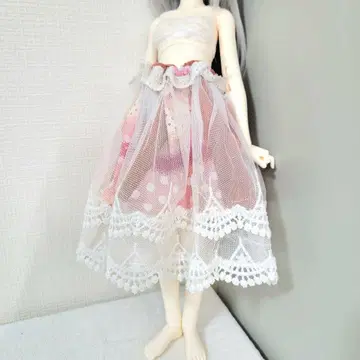 핸드메이드 40cm 인형용 드레스 스커트 MDD.MSD 구체관절 인형