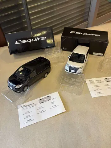 Esquire 미니카 블랙 펄과 화이트 펄 2개 세트