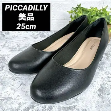 PICCADILLY 블랙 플랫 펌프스