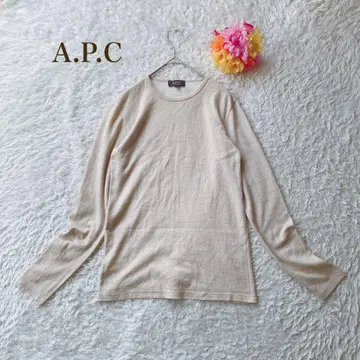 A.P.C. 아페쎄 [ L ] 베이지 긴팔 니트 프랑스제 심플