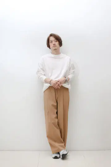 MB 하이엔드 와이드 슬랙스 베이지 L