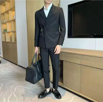 블랙 턱시도 3종 세트 결혼식 사전 촬영