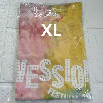 WESSION WEST 페스티벌 페스티벌 T셔츠 타이 다이 XL