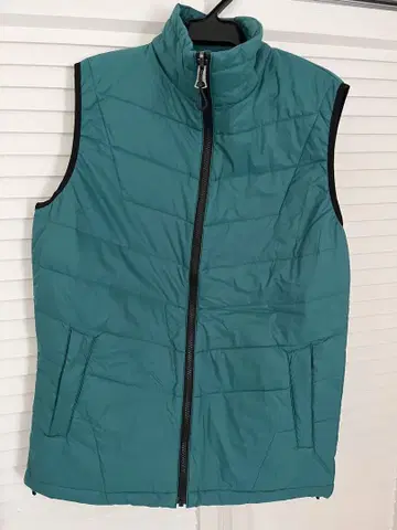 AIGLE 터콰이즈 퀼팅 다운 베스트