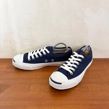 새상품급 컨버스 잭퍼셀 24.5cm 네이비 캔버스 604