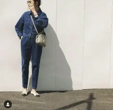 uncrave  테이퍼드 데님 팬츠