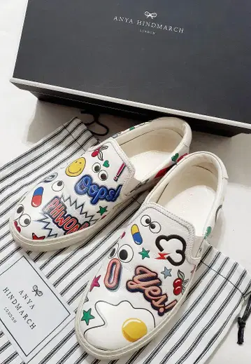 ANYA HINDMARCH 안야 힌드마치 스니커즈 슬립온
