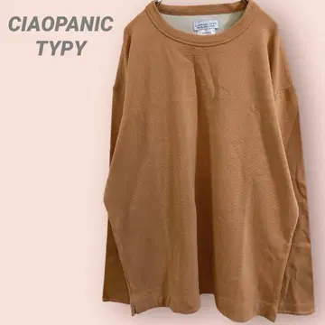 CIAOPANIC TYPY 긴팔 티셔츠 크루넥 루즈핏 남성용/L
