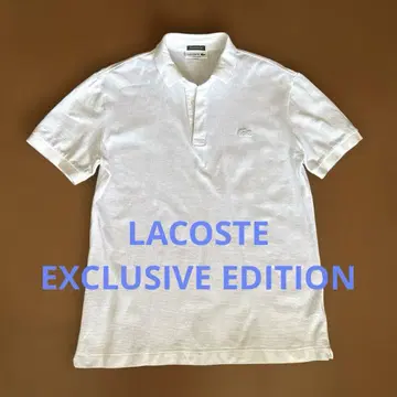 LACOSTE 라코스테 화이트 피케 셔츠 익스클루시브 에디션
