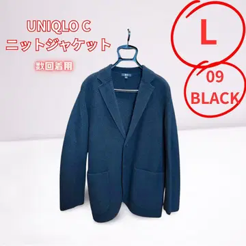 UNIQLO C 니트 자켓 / 남성용 L / 블랙 새상품급