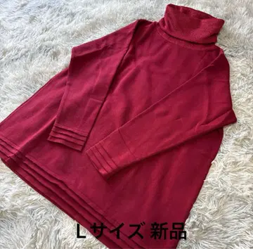 provador 컷 티어드 후와포카 속기모 튜닉 레드 L 새상품