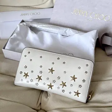 JIMMY CHOO 별 모양 스터드 장지갑