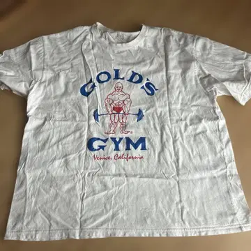 GOLD'S GYM 화이트 카바 로스 셔츠