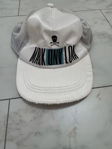 MARK&LONA 화이트 캡 FREE 사이즈
