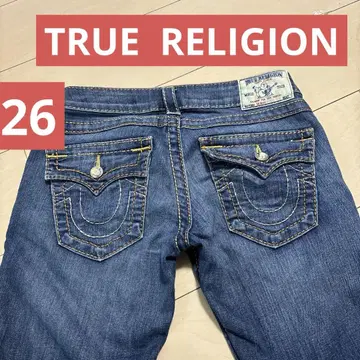 True Religion 스키니 데님 다크 블루 26
