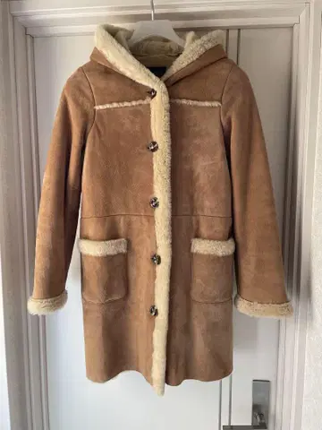 프릭스스토어 리얼 무스탕 가죽 코트 자켓