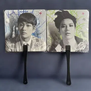 Onew Taemin SHINee 부채 2개 세트