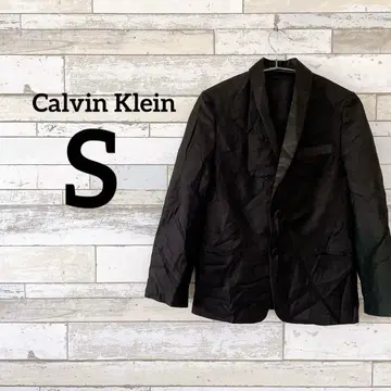 Calvin Klein [ S ] 블랙 테일러드 자켓 여성용