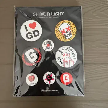 BIGBANG G-DRAGON 지용 캔뱃지 공식 굿즈