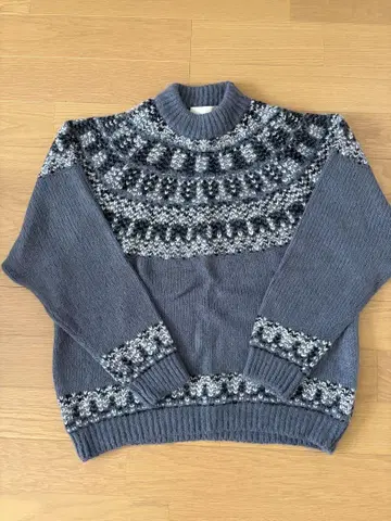 innat 노르딕 무늬 니트 스웨터