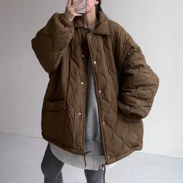 wee9s WATA AME quilting jacket / brown