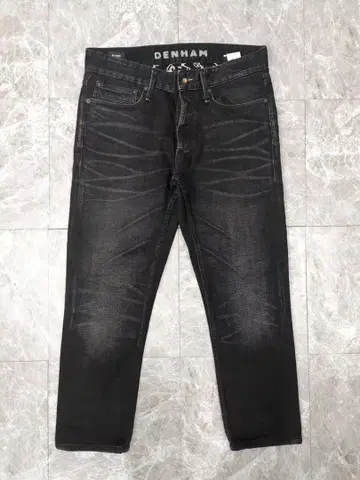 새상품급! 덴함 라자 슬림핏 블랙 스트레치 데님 W32 DENHAM