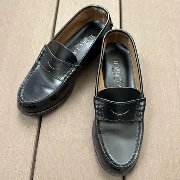 [ 미사용급 ] HARUTA 하루타 로퍼 천연 가죽 906 23cm 블랙