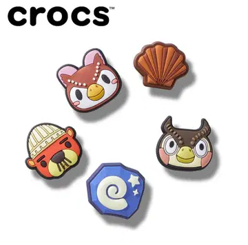 crocs 캐릭터형 참 5개 세트 동물의 숲 모동숲