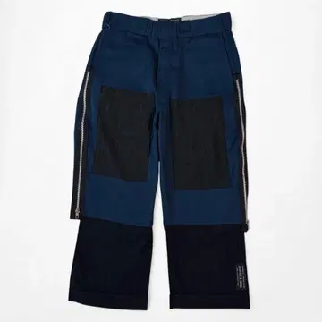 GEOFFREY B. SMALL 재구축 리메이크 ZIP 디자인 팬츠